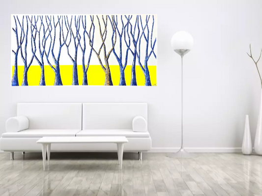 Blue Trees Yellow (Long2)