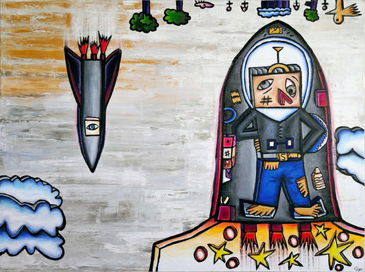 Starship: A Vision of Space, Ambition, and the Human Condition in Modern Cubism