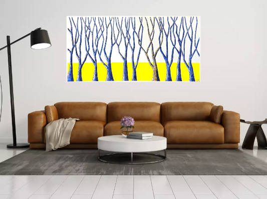 Blue Trees Yellow (Long2)