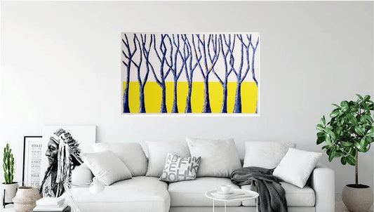 Blue Tree's Yellow - medium